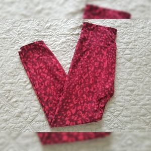 Women's Leopard High-Waisted 7/8 Leggings Medium